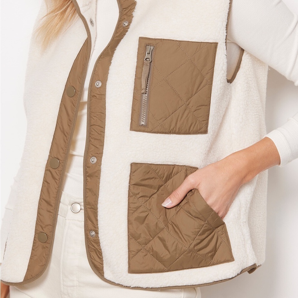 Rails Sherpa Fleece Pryanka Vest Sz XS - Picture 6 of 14